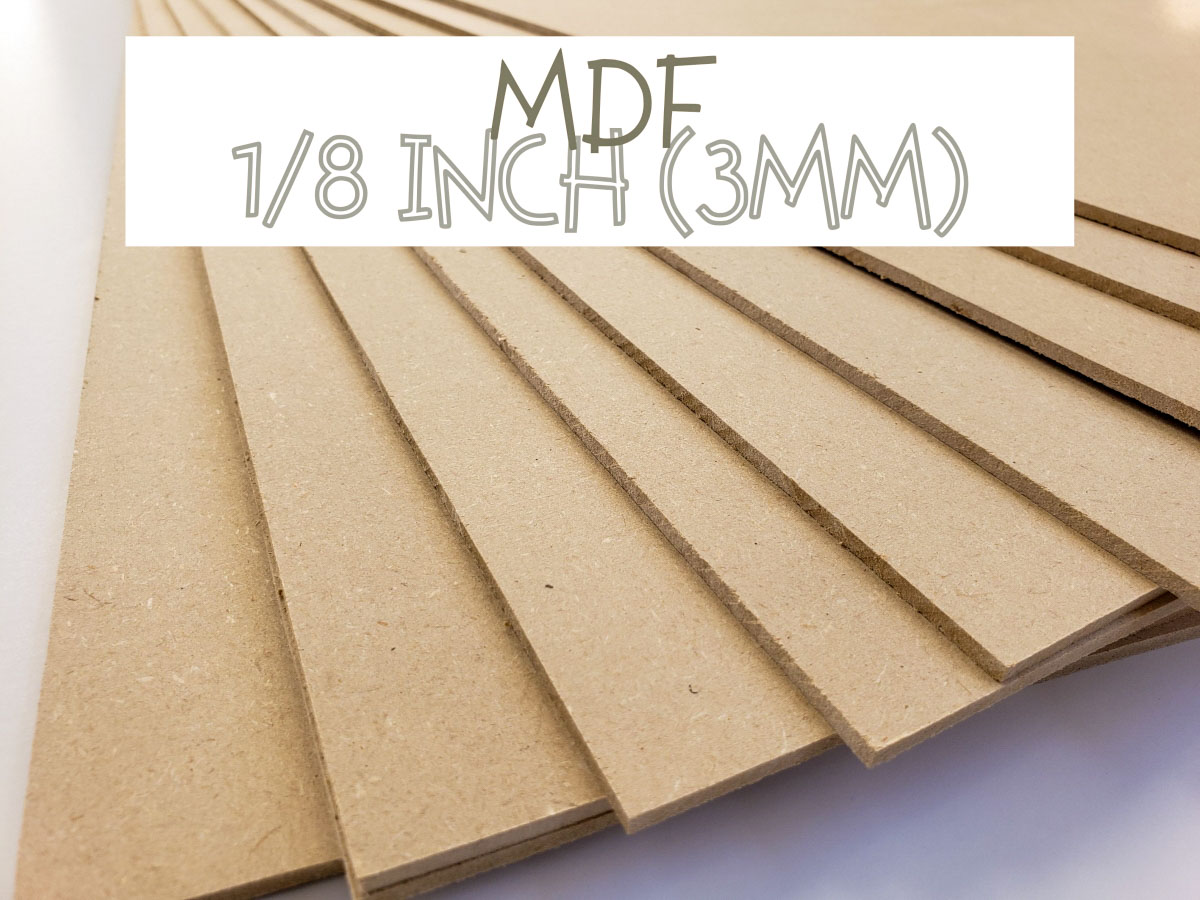 crafting and painting 3 MM MDF perfect for laser work 8 1/2" x 11" sheets 