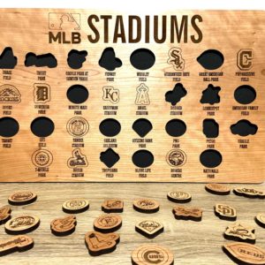 MLB Stadium Tracker Board