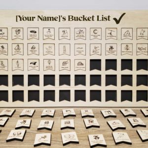 Custom Bucket List Board