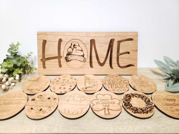 Interchangeable Home Sign