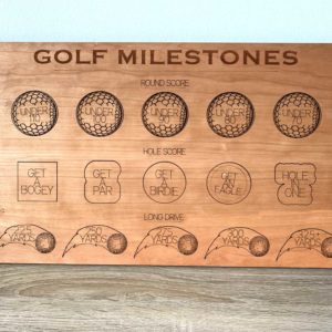 Golf Milestones Tracker Board