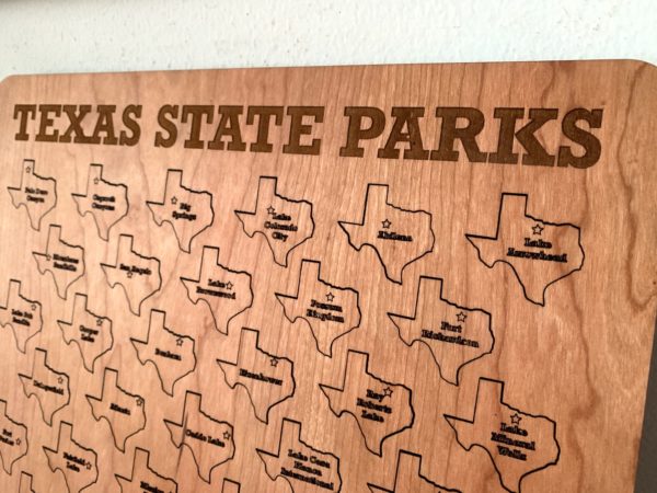 Texas State park tracker