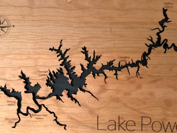 Wooden Lake Powell Board