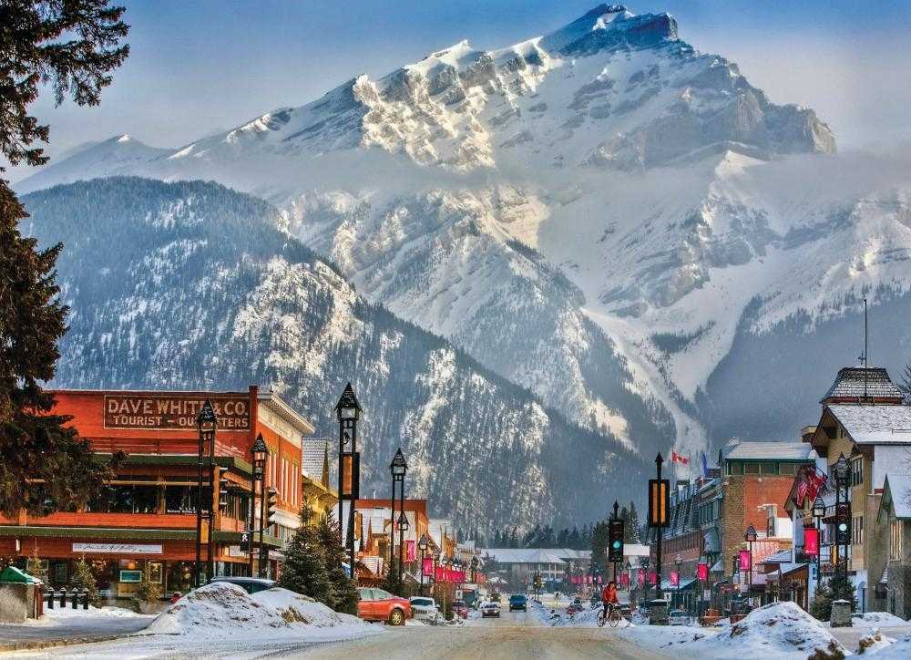 Banff Ski Town, Alberta Canada
