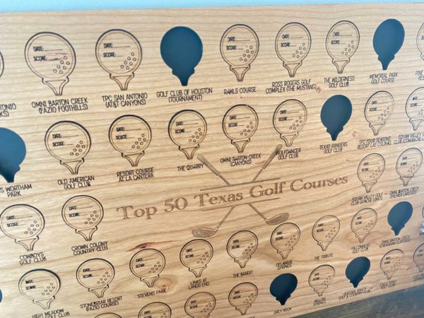 TX Golf Courses Tracker