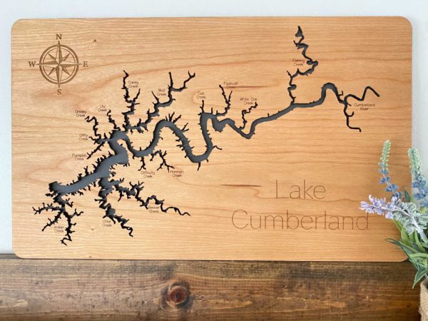Lake Cumberland 3D Map