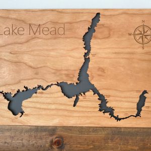 Lake Mead Wooden Map