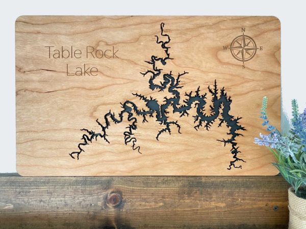 Table Rock Lake Wall Map