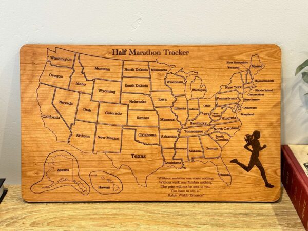 United States Running Tracker Board